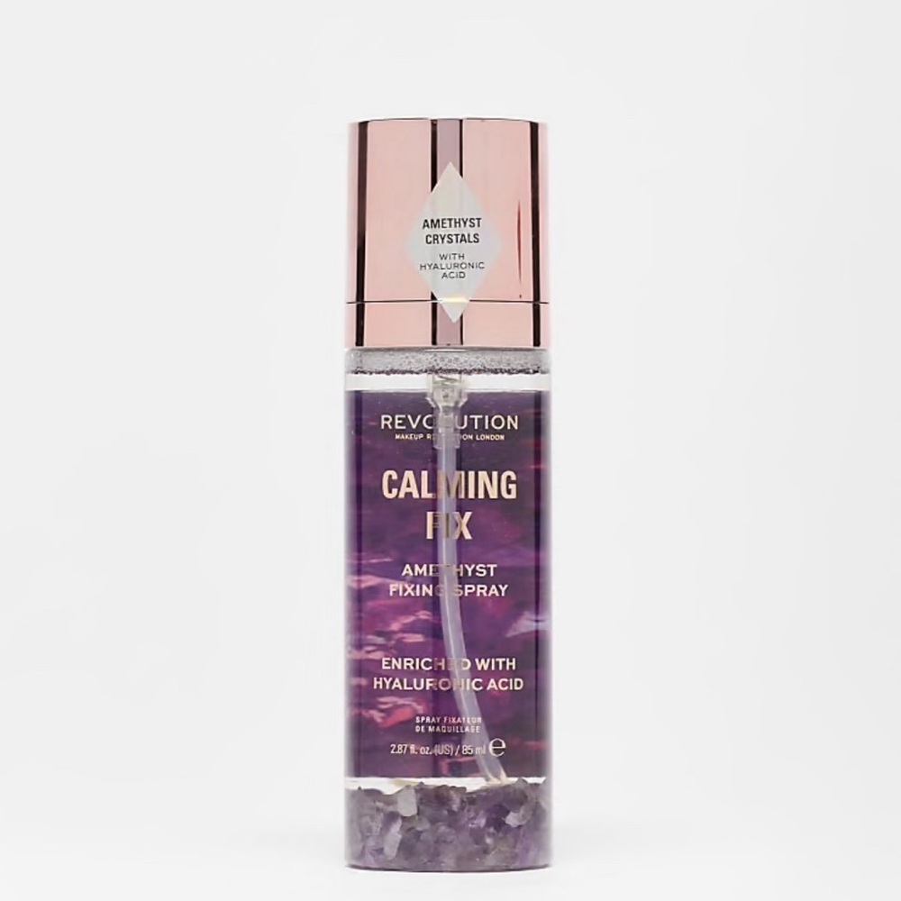 Revolution Calming Fix Amethyst Fixing Spray with Hyaluronic Acid 2.87 FL OZ